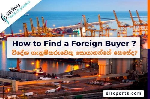 විදේශ ගැනුම්කරුවෙකු සොයාගන්නේ කෙසේද? How to find a Foreign buyer ?