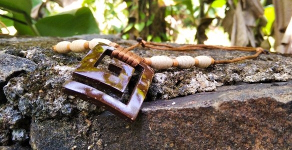 Coconut Shell Necklace, Women's Necklace, Anniversary Gift,Valentine Gifts.