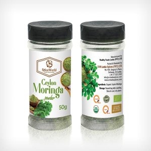 Moringa Powder Bottles 50g & 100g Spice World SM Lanka Spices
