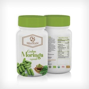 Moringa Capsules 100 bottle Spice World SM Lanka Spices