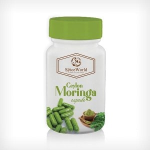Moringa Capsules 100 bottle Spice World SM Lanka Spices