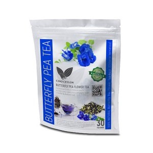 100% NATURAL Butterfly Pea Flower 30 Sachets (Clitoria ternatea)
