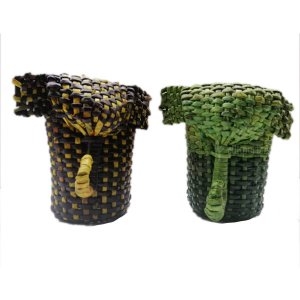 Elephant pen holder / Recycle paper handcraft