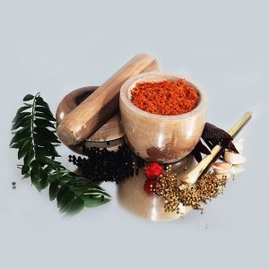 Mortar and pestle with lid / Wooden Kitchen Items