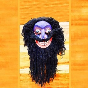 Beard Pissu Sanni Masks / Handmade Craft