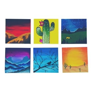 Abstract Canvas  Painting Art / Hand Craft