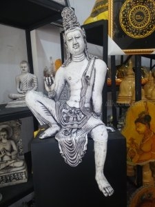 Awalokitheswara Bodhisathwa Dolomite Stone Statues For Gift