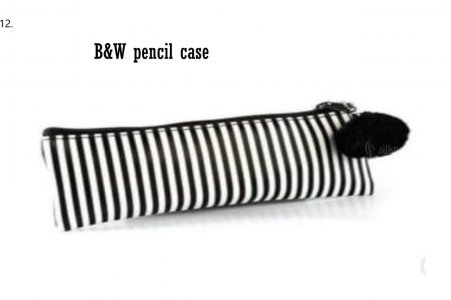 B&W pencil case