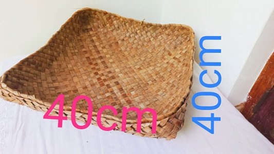 Rattan Basket | Pan Watti | Rattan Basket Flat