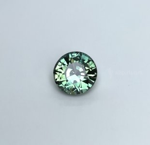 2.22 carat Teal/ Party Sapphire is well cut to bring out the best colour and luster,