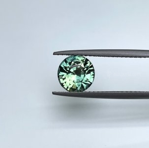 2.22 carat Teal/ Party Sapphire is well cut to bring out the best colour and luster,