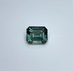 2.26 carat Teal/ Party Sapphire is well cut to bring out the best colour and luster,