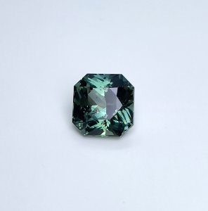 3.58 carat Teal Green party Sapphire is well cut to bring out the best colour and luster,