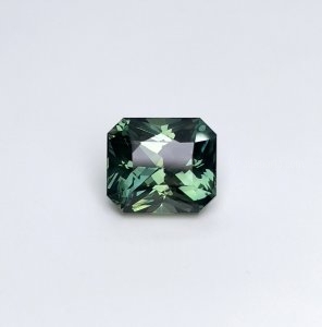 This 3.70 carat party Sapphire is well cut to bring out the best colour and luster