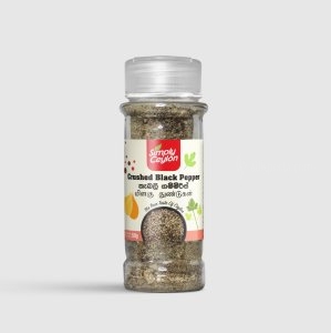 Black Pepper Powder, JAR, Net Wt 50g