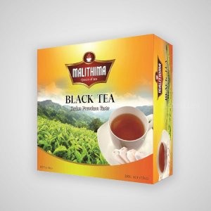 Malithima brand Black tea bags 100pcs in pack