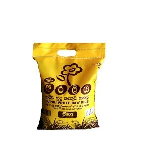 Araliya Supiri White Raw Rice 5kg fairshop